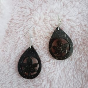 Coconut Shell Haging Earring : 00015