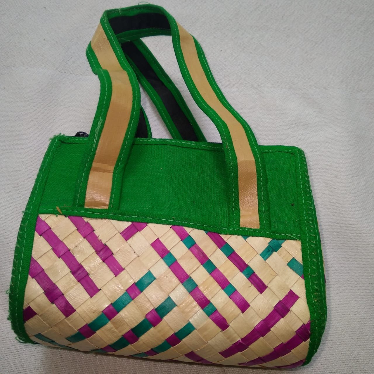 Reed Leaf Hand Bag 100##9