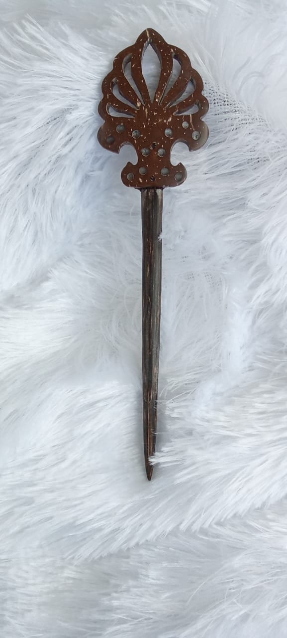 Coconut Shell Hair Pin ## 81