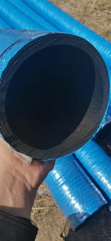 Rubber with spiral wire Hose 6 inch Diameter 5Mt